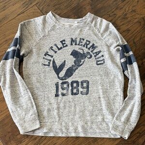 Gray Disney Little Mermaid 1989 Sweatshirt